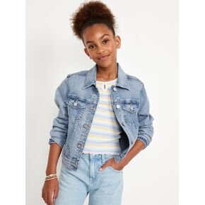 جاكيت Old Navy Jean Trucker للبنات - لون فاتح in Kuwait