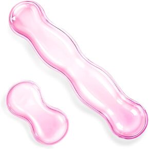 راحة معصم الهلام للوحة المفاتيح واضحة مضاد للانزلاق من لوحة فأر لطيف مريح من السيليكون الراحة معصم كمبيوتر مرتاح لوحة المفاتيح تخفيف المكاتب أو معصم الألعاب in Kuwait