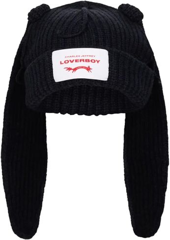 KORADI Womens Beanies Cute Cat Ears Knit Hats Mens Cuffed Skull Cap Winter Warm Ski Hat Unisex Y2k Thick Caps for Gift in Saudi Arabia