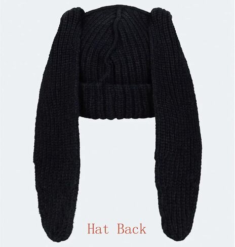 KORADI Womens Beanies Cute Cat Ears Knit Hats Mens Cuffed Skull Cap Winter Warm Ski Hat Unisex Y2k Thick Caps for Gift in Saudi Arabia