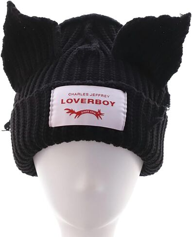 KORADI Womens Beanies Cute Cat Ears Knit Hats Mens Cuffed Skull Cap Winter Warm Ski Hat Unisex Y2k Thick Caps for Gift in Saudi Arabia