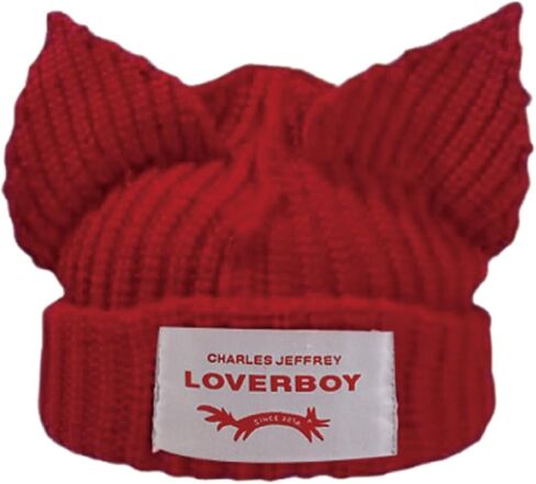 KORADI Womens Beanies Cute Cat Ears Knit Hats Mens Cuffed Skull Cap Winter Warm Ski Hat Unisex Y2k Thick Caps for Gift in Saudi Arabia