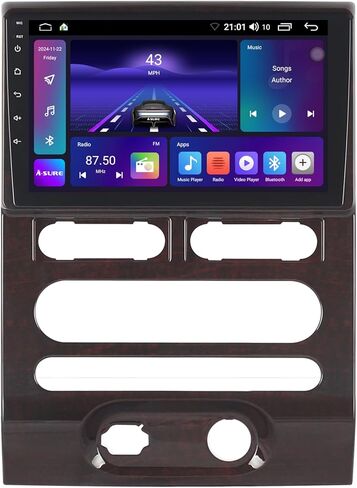 ASURE راديو ستيريو للسيارة مقاس 9 بوصة لسيارة Ford Expedition 2007-2014 مكيف هواء تلقائي، 4Core 2G+32G Android وحدة ملاحة GPS مع Carplay اللاسلكي، Android Auto، مشغل وسائط متعددة بشاشة لمس عالية الدقة 1280x800 in Kuwait