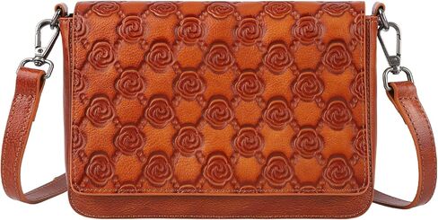 ArtsEye Genuine Leather Crossbody Bags for Women Shoulder Bags with 2 Detachable Straps in Saudi Arabia