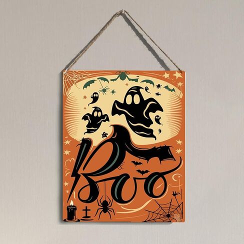 Funny Halloween Cat Home Decor Cats Wall Sign Cat Lover Gifts Gothic Room Bedroom Wall Decor Halloween Party Decorations Gifts for Women Men Friend Don't Be a Scaredy Sign in Saudi Arabia