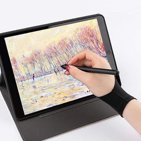 قفاز رسم قطعة واحدة من SRHVJ يناسب اليد اليسرى واليمنى لكمبيوتر لوحي الرسم الرقمي، iPad، ورسم الورق in Kuwait
