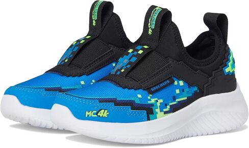 حذاء رياضي SKECHERS Kids Boys Ultra Flex 3.0، أسود/أزرق/ليموني، 1.5 طفل صغير in Saudi Arabia