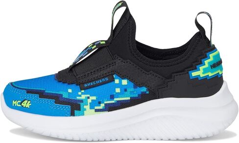 حذاء رياضي SKECHERS Kids Boys Ultra Flex 3.0، أسود/أزرق/ليموني، 1.5 طفل صغير in Saudi Arabia