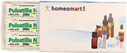 homeomart.com حبيبات المعالجة المثلية بولساتيلا (حبوب) بقوة 30 درجة مئوية، عبوة من 3 قطع in Kuwait