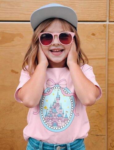 Magical Shirt for Girls Magic Kingdom Graphic Tshirt Cute Family Vacation Kids Short Sleeve Tops in Saudi Arabia
