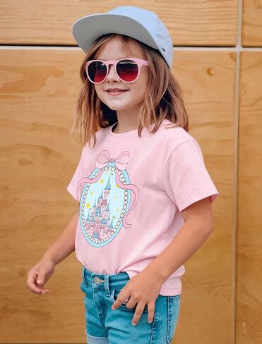Magical Shirt for Girls Magic Kingdom Graphic Tshirt Cute Family Vacation Kids Short Sleeve Tops in Saudi Arabia