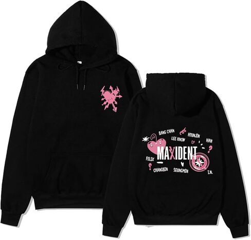 DHSPKN Skz Merch هوديي ألبوم SKZ CASE 143 فيليكس جيسونغ مينهو سترة بقلنسوة امرأة البلوز للذكور والإناث in Kuwait
