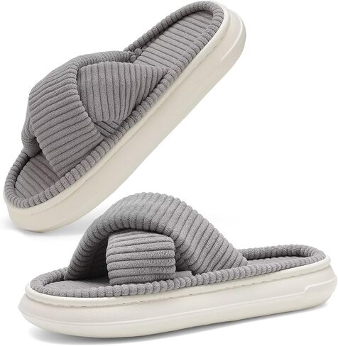 Comfortable Platform Slippers for Women Summer Open Toe Slides for Home and Outdoor Use in Saudi Arabia