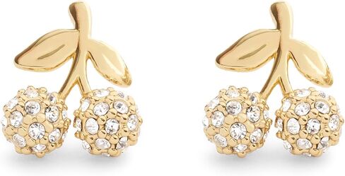 أقراط نسائية من COACH Jewelry من Pavé Icons على شكل الكرز in Saudi Arabia
