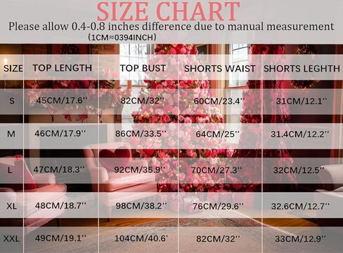 SGYHO Valentines Day Pajamas Set for Women Lace Trim Cami Top & Shorts Sleepwear Love Heart Graphic Romantic Nightwear in Saudi Arabia