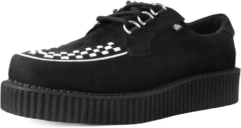 T.U.K. Faux Suede Creeper Sneaker for Women and Men | 3 Dring Lace Up Shoes and Interlace | Classic Round Toe and Sole | Comfort for Everyday Wear in Saudi Arabia
