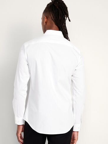 قميص Old Navy Slim Fit Pro Signature Performance - أبيض ساطع in Kuwait