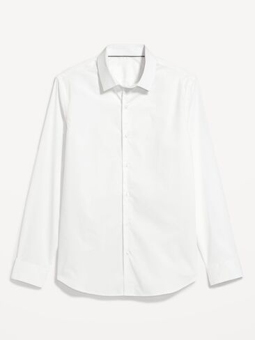 قميص Old Navy Slim Fit Pro Signature Performance - أبيض ساطع in Kuwait