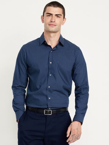 قميص Old Navy Slim Fit Pro Signature Performance - فسيفساء أزرق in Kuwait