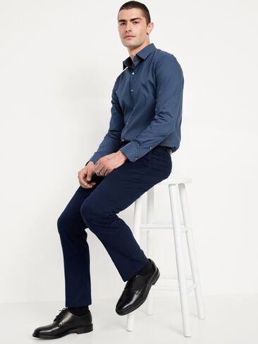 قميص Old Navy Slim Fit Pro Signature Performance - فسيفساء أزرق in Kuwait