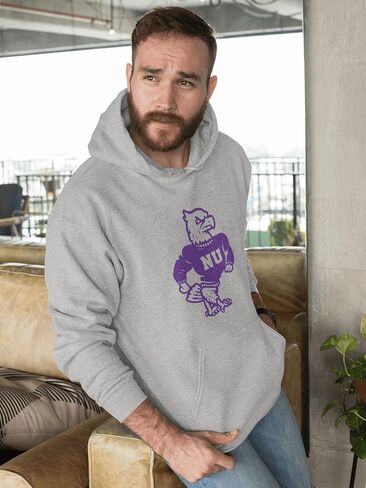 CreateMyTee | Niagara University Mascot Hooded Sweatshirt in Saudi Arabia