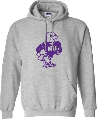 CreateMyTee | Niagara University Mascot Hooded Sweatshirt in Saudi Arabia