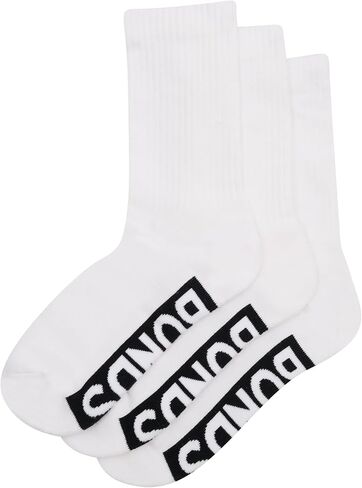 Bonds mens Crew Socks With Cushioned Sole in Stretchy Cotton Rich Blend, Unisex 3-pack in Saudi Arabia