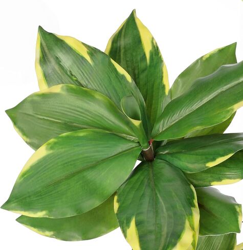 Artificial Tree 2.95Ft Faux Agave Plant Fake Tropical Yucca Palm Tree with 6 Heads in Pot Fake Dracaena Plants Tree for Home Decor Modern Office House Decoration Housewarming Gift Green in Saudi Arabia