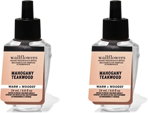 Wallflowers Home Fragrance Plug-in Refill, Mahogany Teakwood Scent (2 count) in Saudi Arabia