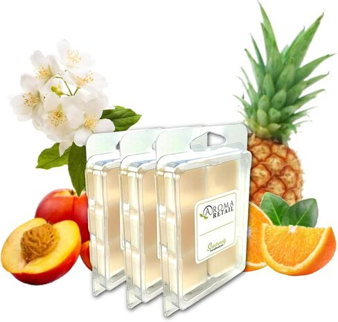 Aroma Retail Fragrance - Scented Wax Melts (Set of 3, Bright Sunshine) in Kuwait