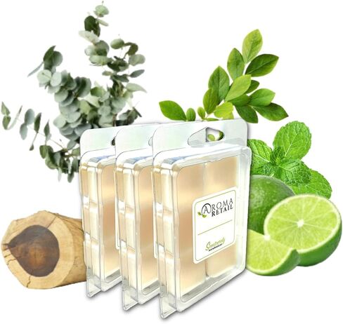 Aroma Retail Fragrance - Scented Wax Melts (Set of 3, Bright Sunshine) in Kuwait
