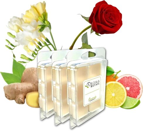 Aroma Retail Fragrance - Scented Wax Melts (Set of 3, Bright Sunshine) in Kuwait