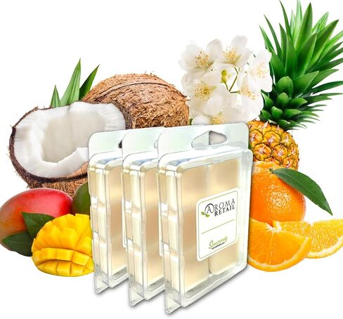 Aroma Retail Fragrance - Scented Wax Melts (Set of 3, Bright Sunshine) in Kuwait