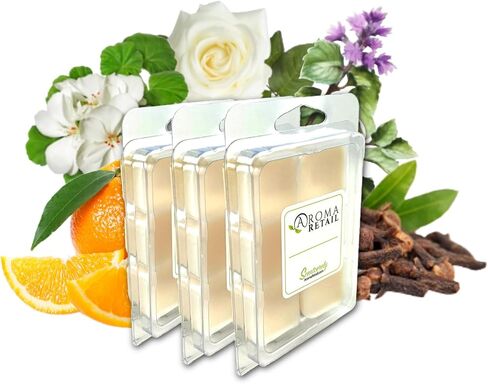 Aroma Retail Fragrance - Scented Wax Melts (Set of 3, Bright Sunshine) in Kuwait