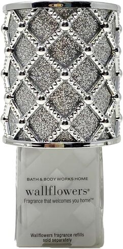 Bath & Body Works Silver Quilted Wallflower Fragrance Plug in Saudi Arabia