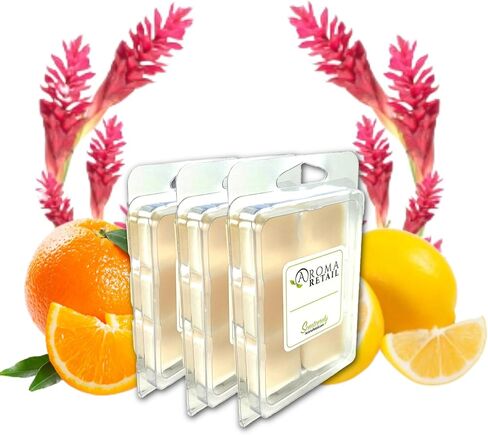 Aroma Retail Fragrance - Scented Wax Melts (Set of 3, Bright Sunshine) in Kuwait
