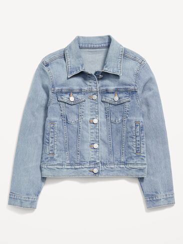 جاكيت Old Navy Jean Trucker للبنات - لون فاتح in Kuwait