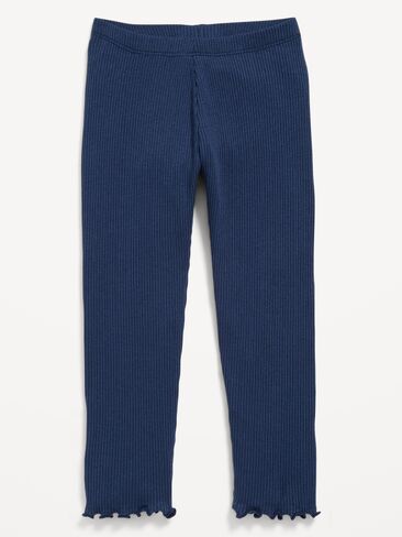 Old Navy Full-Length Rib-Knit Leggings for Toddler Girls - OBSCURE NIGHT in Saudi Arabia