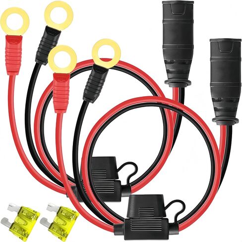 GC002 X-Connect M6 (1/4in) Wire Harness Suitable for NOCO Eyelet Terminal Connector Smart BatteryChargers （2-Pack） in Kuwait