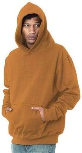 سويت شيرت بغطاء للرأس ثقيل جدًا للبالغين من Bayside مقاس 3XL كحلي in Kuwait