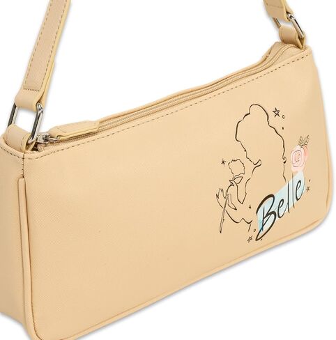 Disney Beauty and the Beast Purse for Adults Bundle with Belle 9" Handbag for Women Plus Stickers | Belle Shoulder Bag Set in Saudi Arabia