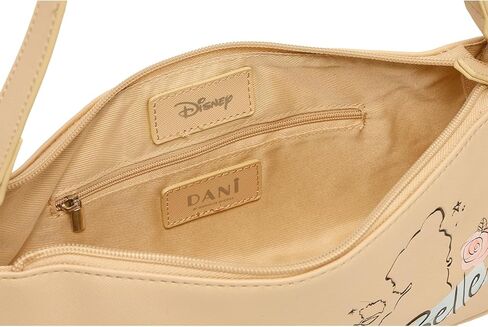 Disney Beauty and the Beast Purse for Adults Bundle with Belle 9" Handbag for Women Plus Stickers | Belle Shoulder Bag Set in Saudi Arabia