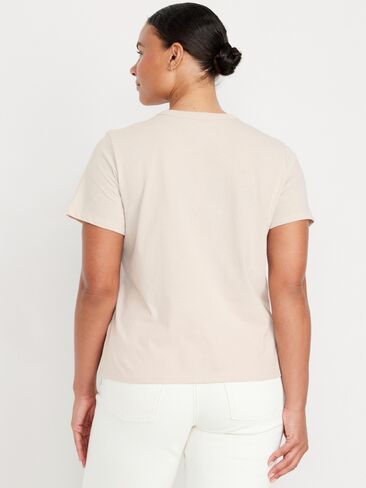 Old Navy EveryWear Logo Graphic T-Shirt - Wish Bone in Kuwait