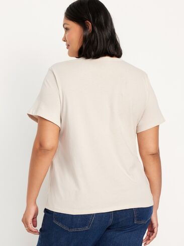 Old Navy EveryWear Logo Graphic T-Shirt - Wish Bone in Kuwait