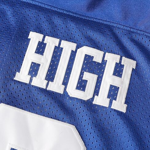 TKJPYWYH AL Bundy Jersey، 33 Polk High Football Jersey قميص أزرق للرجال 90S ملابس الهيب هوب باللون الأبيض in Kuwait