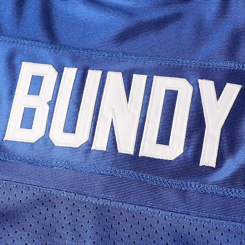 TKJPYWYH AL Bundy Jersey، 33 Polk High Football Jersey قميص أزرق للرجال 90S ملابس الهيب هوب باللون الأبيض in Kuwait