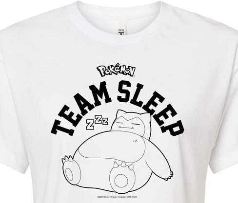 HYBRID APPAREL - Pokémon - Snorlax Team Sleep - تي شيرت قصير من مزيج القطن للصغار in Kuwait