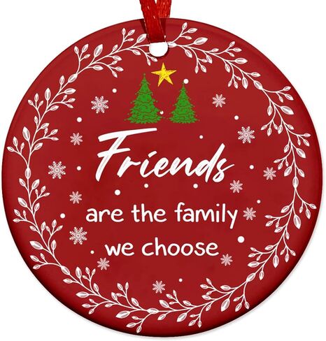 Sportyzen 2025 Christmas Ornament - Cardinal is The Greatest Ceramic Ornament – Celebrating Family This Christmas Ornament, Gift for Family, Friends in Saudi Arabia