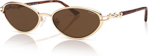 SOJOS Retro Cat Eye Sunglasses Women Men Acetate Metal Frame Trendy Designer UV400 Sun Glasses, Staghorn Coral in Saudi Arabia