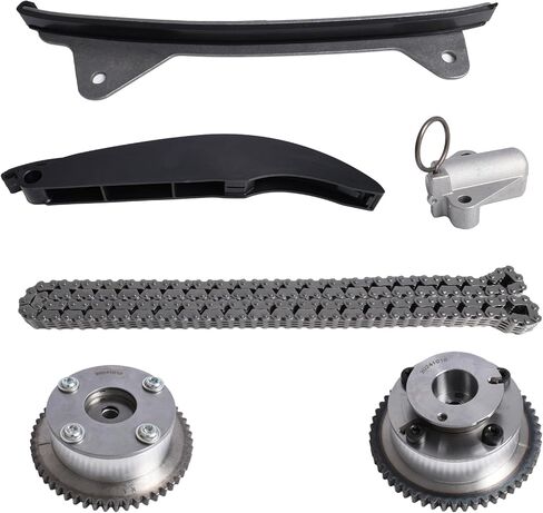 مجموعة أدوات سلسلة التوقيت WIHT لعام 2009-2015 Audi A4 Q5 TT ، لـ VW Jetta Golf GTI ، وتناسب محرك 2.0T CEB CCTA ، وتشمل مجموعة حشية غطاء الصمام ، وقطع غيار توقيت محرك متينة OE. in Kuwait